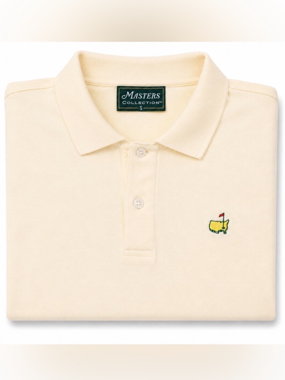 Masters Collection Augusta National Golf Club Polo Shirt Men’s Small 100% Cotton